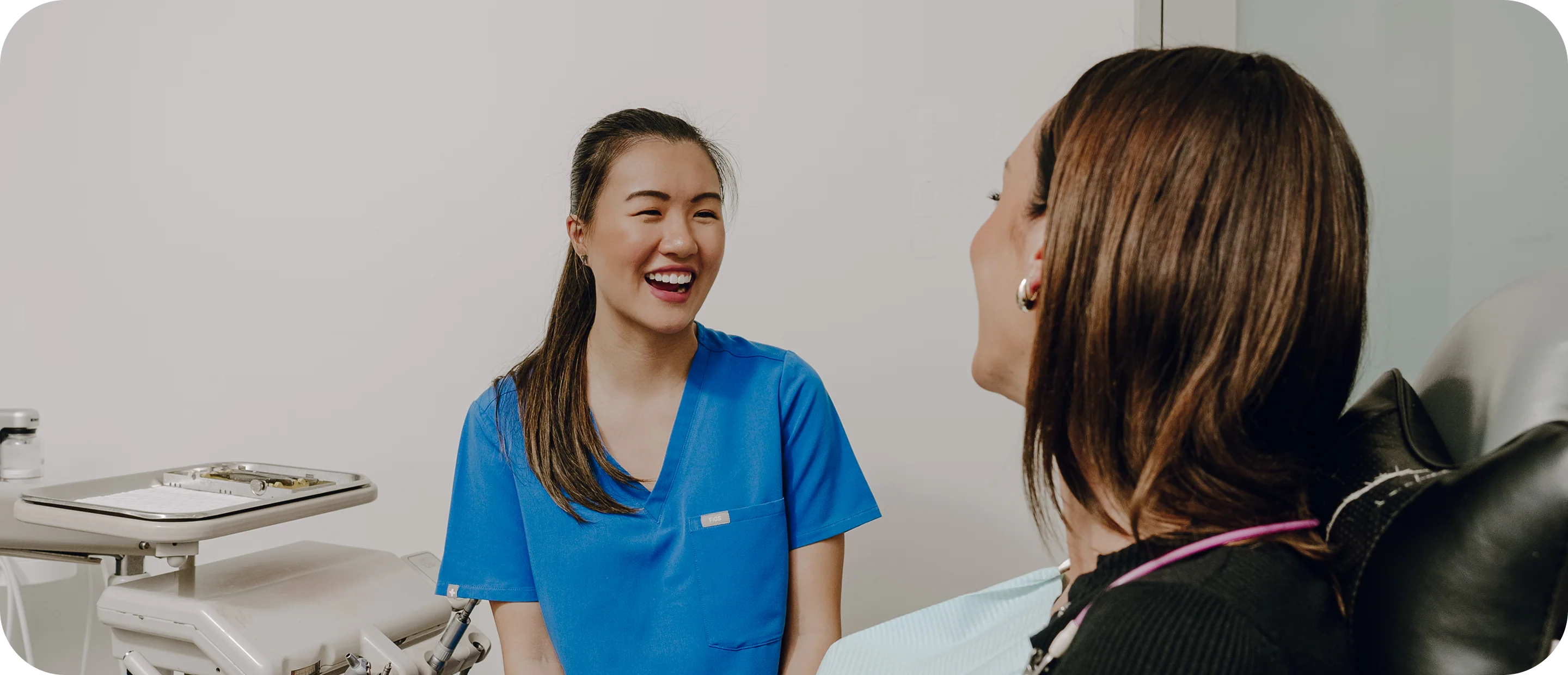 A calm consultation space for discussing dental anxiety and comfort needs