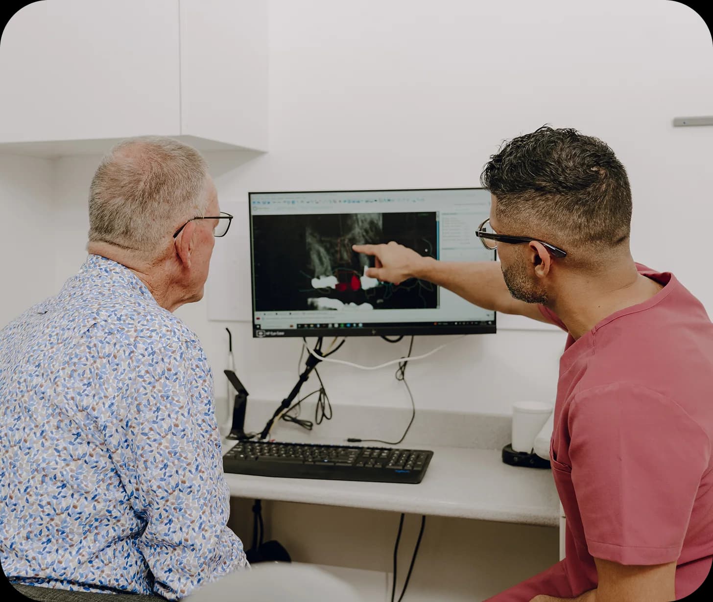 Dental implant model used while comparing tooth replacement options
