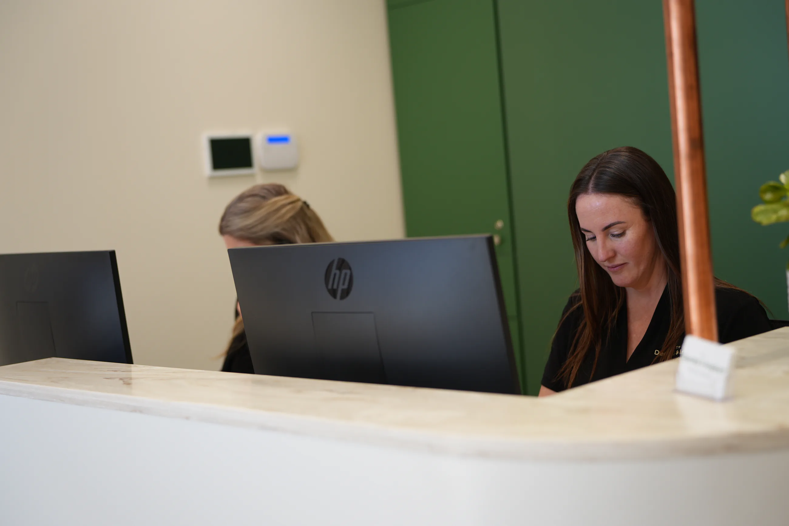 A calm dental consultation setting used for explaining treatment fees